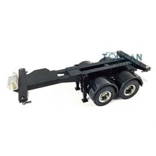 TOUCANRC 1/14 20ft Chassis 2Axle for Tamiye 1/14 RC Tractor Truck Trailer DIY