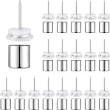 Outus 50 Sets Magnetic Push Pin Magnet Thumb Tack Poster Hanger Thumb Tacks for