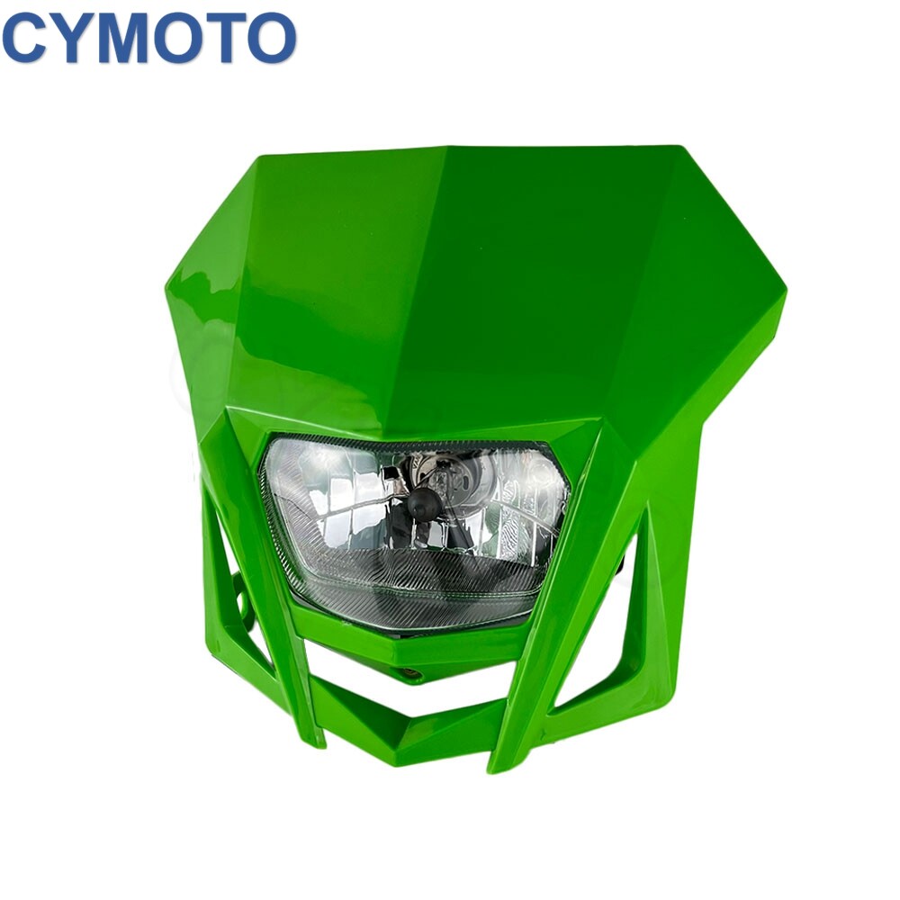 Enduro Bike Headlight H4 Bulb For Kawasaki KLX110 KLX250 KLX300 KX250