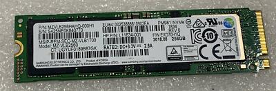 HP 942401-001 L11634-001 Samsung SSD 256GB m.2 2280 NVMe MZ-VLB2560 Original NEU