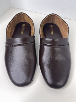 Vermont County Store Classic Men’s Leather Slippers Mens Leather Slippers | Classic House Slippers main image 4
