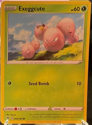 Exeggcute Hp 60 #4 Pokémon Card 2020 | eBay