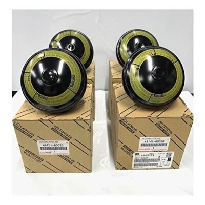 ●　SUSPENSION ACCUMULATOR SET 49141-60020 49151-60020 A-Premium 4Pcs Front & Rear Suspension Accumulator Compatible with
