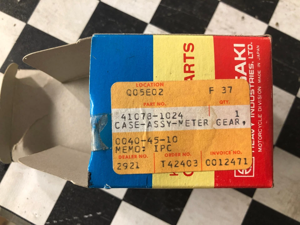 Kawasaki KZ GPZ LTD Vulcan 750 1983-2006 OEM medidor engranaje velocímetro medidor de transmisión Foto 4 de 4