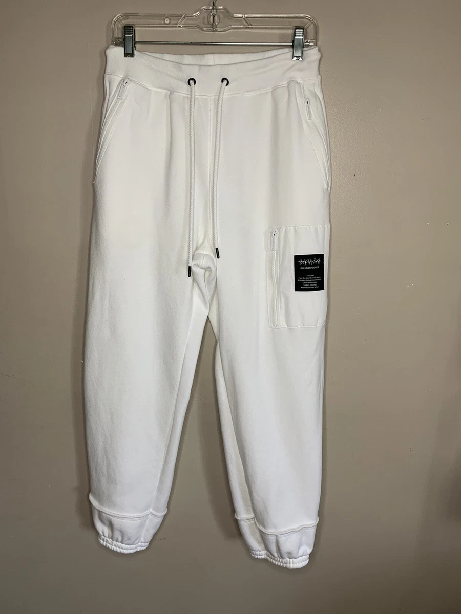 Uniqlo GU x Undercover Heavy Weight White Cargo Sweatpants Men's Size  Medium M