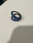 Swarovski Ring Blue Diamonds