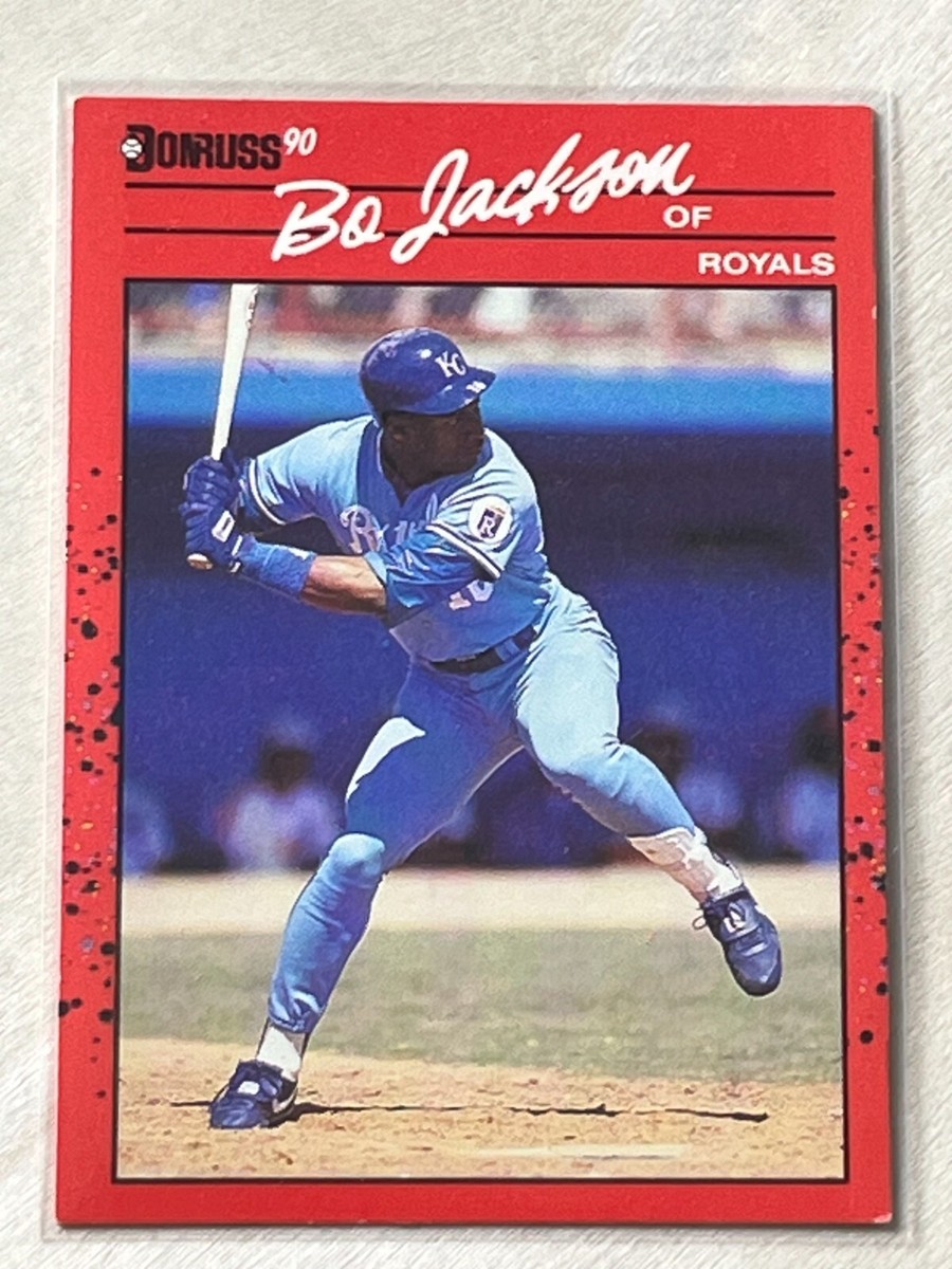 Extremely Rare 1990 Donruss Bo Jackson #61 Baseball Card *Error card* Extremely Rare 1990 Donruss Bo Jackson #61 Baseball Card *Error card*