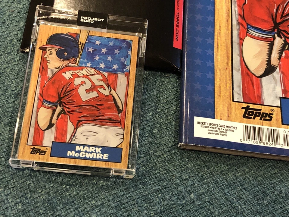 Topps Project 2020 Mark McGwire Card #81 + Beckett July 2020 Blake Jamieson - Image 3 of 4