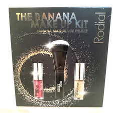 3pc RODIAL ❤️ Banana Make Up Kit Blush Drops, Banana Low-Lighter, Mini Brush NIB