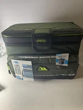 Arctic Zone 12 Can Zipperless HardBody Liner  Green Cooler w/Shoulder Strap