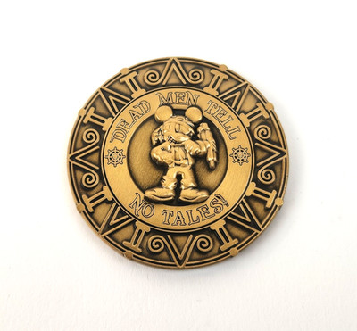 Pirates of the Caribbean Dead Men Tell No Tales Mickey Challenge Coin Token