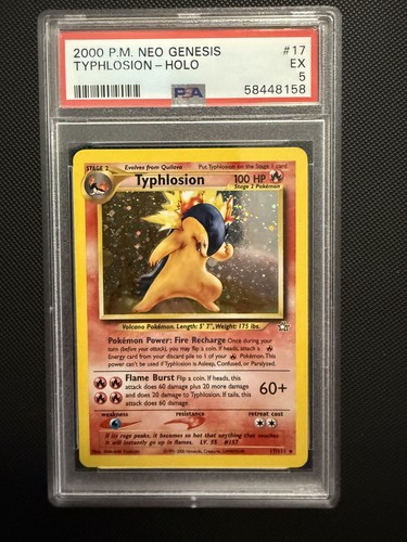 Typhlosion (Unlimited) graded PSA 5 for sale on eBay