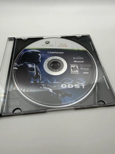 Bungie Halo 3: Odst Xbox 360 Video Game Disc Campaign Black
