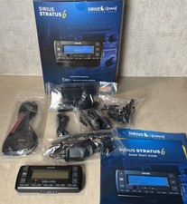 Sirius SDSV6V1 Stratus 6 Satellite Radio Receiver And New Vehicle Kit Open Box