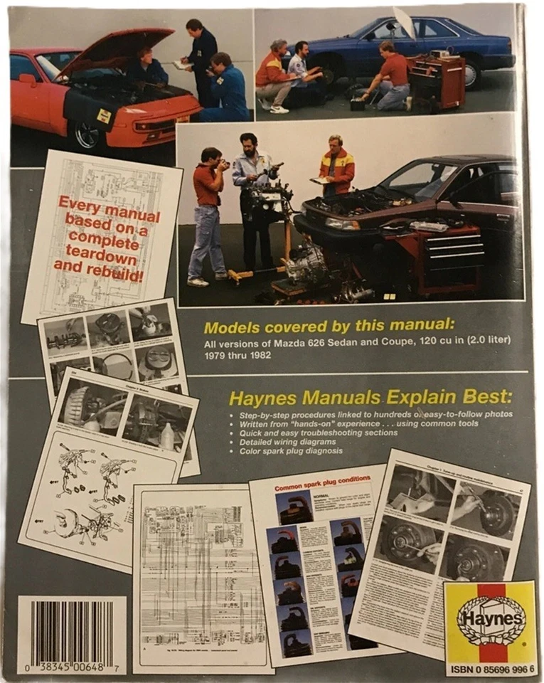 1979-1982 Mazda 626 Haynes Owners Workshop Manual Repair Shop Service Book - Image 2 of 4