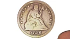 1856 seated liberty quarter