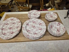 Royal Strafford Heirloom Ironstone By J&G Meakin-England-set Of Five/Platters