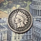 1863 Indian Head Cent 🇺🇸