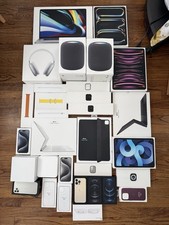 28 Apple BUNDLE BOXES MacBook / iPad / Earpod...
