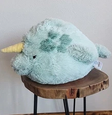 Squishables Stuff Animal Plush Narwhal 20" 