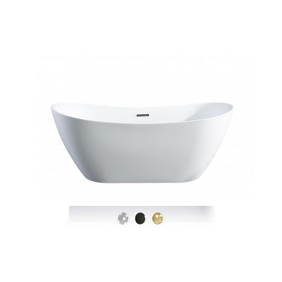 BRAIDER PUREA Freistehend Badewanne Acryl Weiß 170 x 75 cm