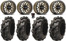 Raceline Krank 14 Bronze Wheels 28 Mega Mayhem Tires Renegade Outlander Raceline Krank 14 Bronze Wheels 28 Mega Mayhem Tires Renegade Outlander