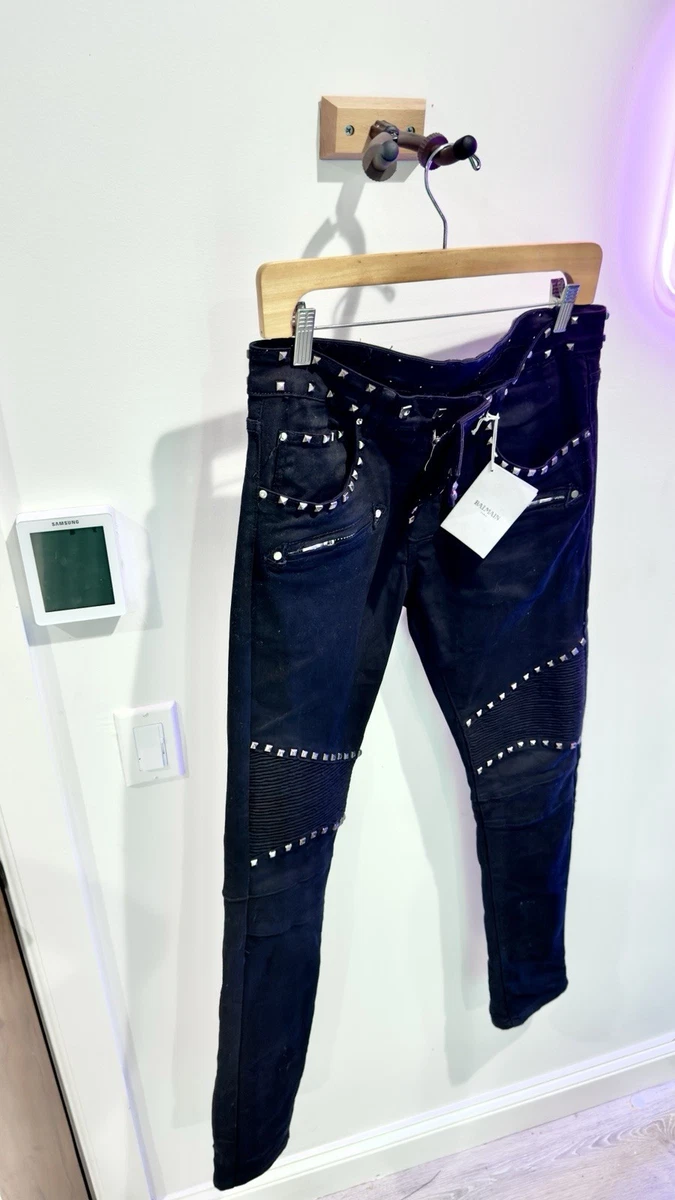 Balmain Biker Jeans for Men for sale - eBay