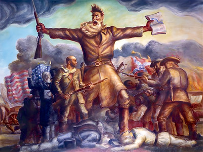 John Brown Abolitionist Antifa Sticker J008S