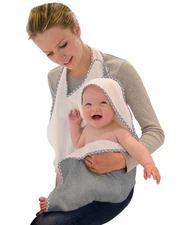 Cuddledry Hands Free Baby Bath Towel | Luxuriously Soft Cotton & Viscose Deri...