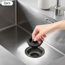 Sink Strainer,3 In 1 Kitchen Pop Up Drain Stopper,Sink Drain Filter For Sink