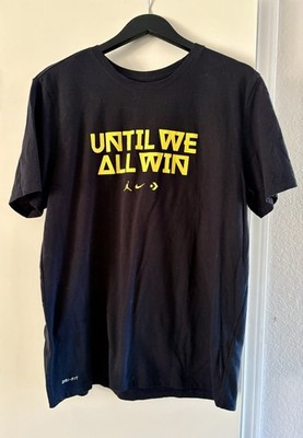 Men's Nike Dri-Fit Cotton NBA Athletic Cut Short Sleeve T-Shirt Golden State