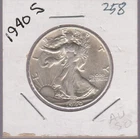 1940 S Walking Liberty Half Dollar