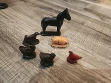 Vintage Auburn Rubber Farm Animals Lot Made in USA 1930 Lot 6 Rare Dog Horse