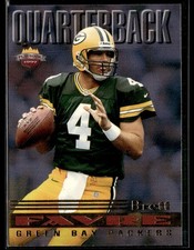 1997 Score Board Playbook #4 Brett Favre Packers Football Card 2701K
