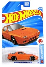 Hot Wheels 2026 Orange '89 Mazda Savanna RX-7 FC3S 112/250 HW J-Imports 5/10