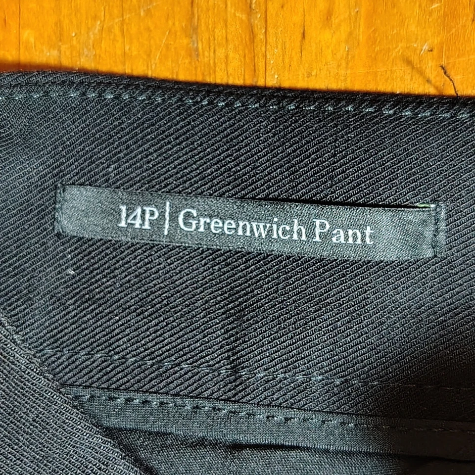 Talbots Greenwich Pant Women's 14P Petite Black Trouser Business Casual - Image 2 of 4