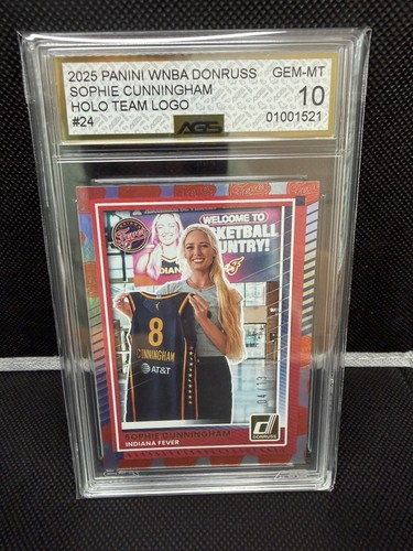 Sophie Cunningham [Holo Team Logo] #24 2025 Panini Donruss WNBA card