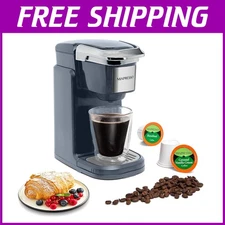 Compact 12oz Coffee Brewer - Single Serve, Auto Shut-Off, K-Cup Compatible