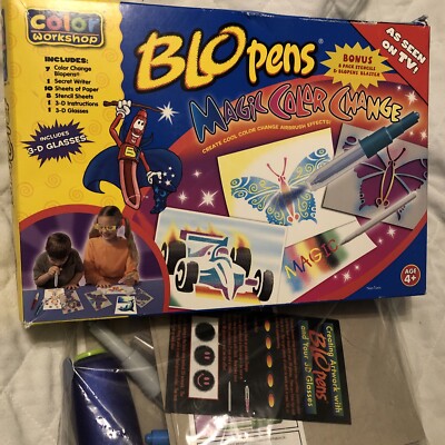 2002  Gonis Magic Color Changing Spray Pens Blopens