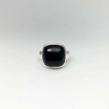 Black Onyx Gemstone Ring 925 Sterling Silver Beautiful Handmade Ring Gift Her