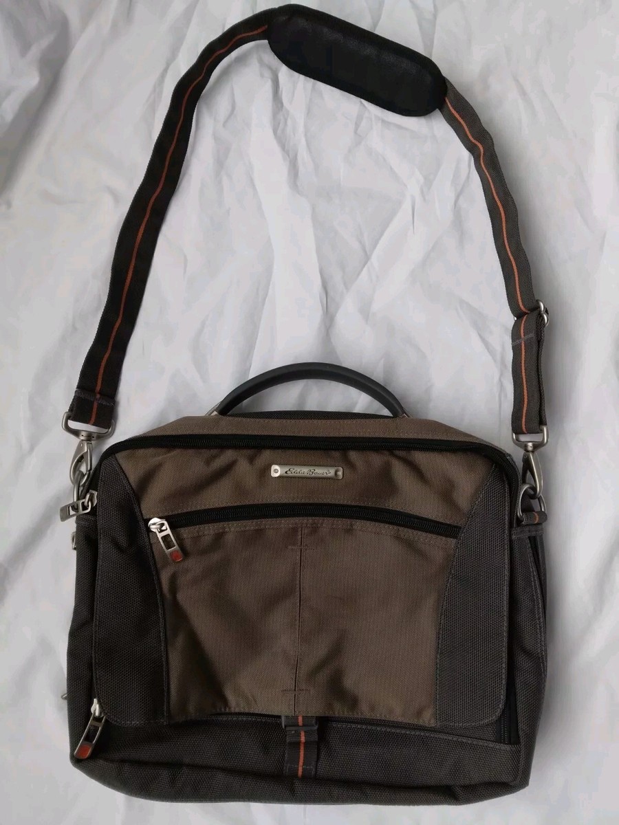 Eddie Bauer Laptop Messenger Bag Adjustable Shoulder Strap Zip