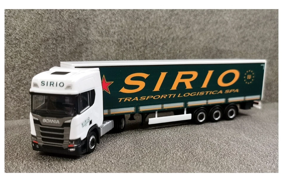 Herpa PIHR957779 H0 1:87 Scania CR20 HD Semi-Trailer SIRIO Transport - Image 3 of 3