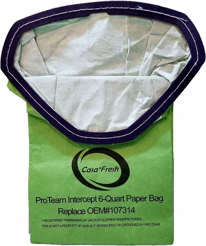 ProTeam 6 Qt Backpack Vacuum Cleaner Bags 107314 Commercial ProVac FS 6 GoFree