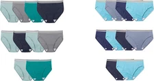 Fruit of the Loom Women's Cotton Hi-Cut Panties