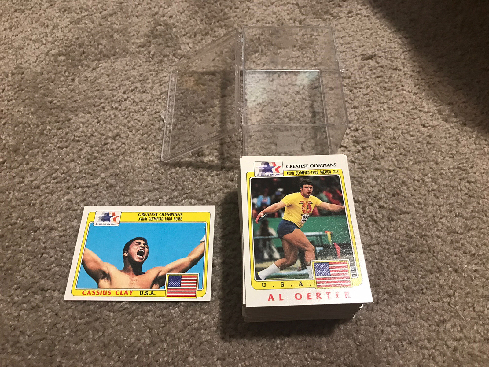 1983 Greatest Olympians Trading Card Collector Edition set of 99