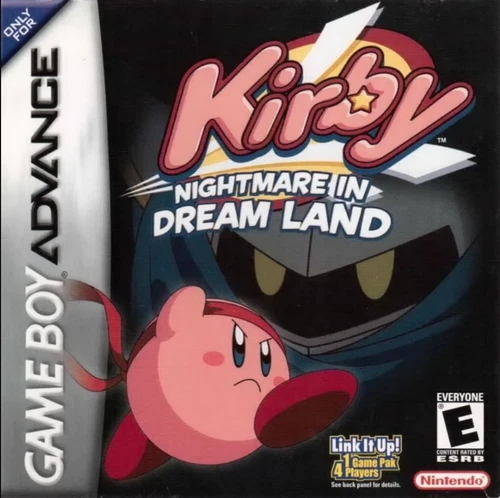 Kirby Nightmare in Dream Land GBA Video Game Gameboy Advance 2002