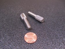 Narrow Head Stainless Knurled Thumb Screw, 3/8" Dia, 5/16"-18 x 1.0" Length, 2Pc