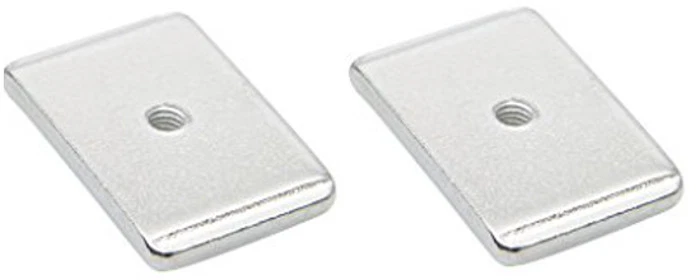 Vaude zwei Gewindeplatten für Befestigungssystem QMR Haken Ersatzteil Zubehör