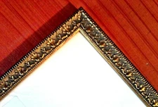 8 X 10 STANDARD TRADITIONAL CARVED GOLD LEAF Embossed Finish 5/8" Wide N/R