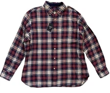 Daniel Cremieux Shirt Classics Nwt 100% Cotton Red Check Plaid Long Sleeve XL